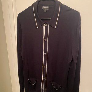 Todd Snyder Silk Cotton Cardigan, Small